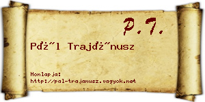 Pál Trajánusz névjegykártya