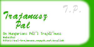 trajanusz pal business card